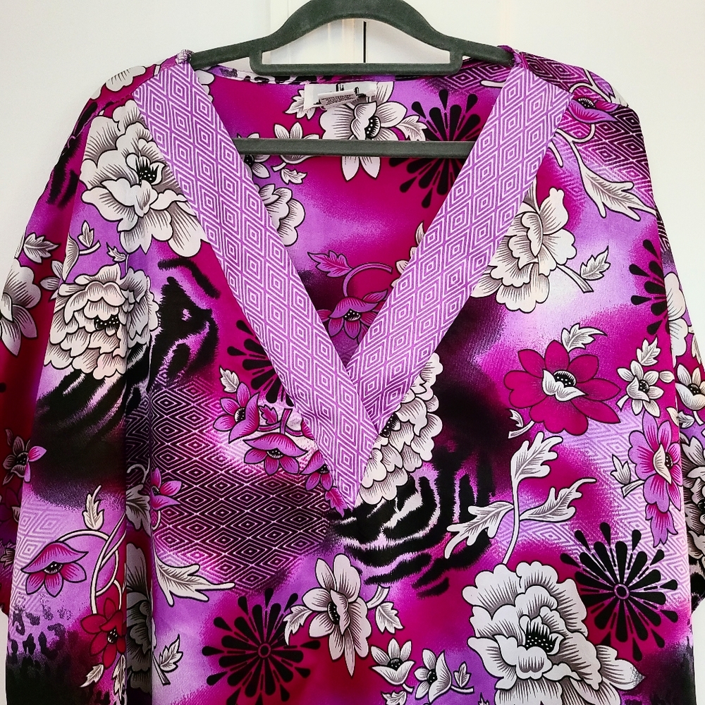 Sleeping Gown nightgowns sleep shirt nightie nightdress Pink Flowers